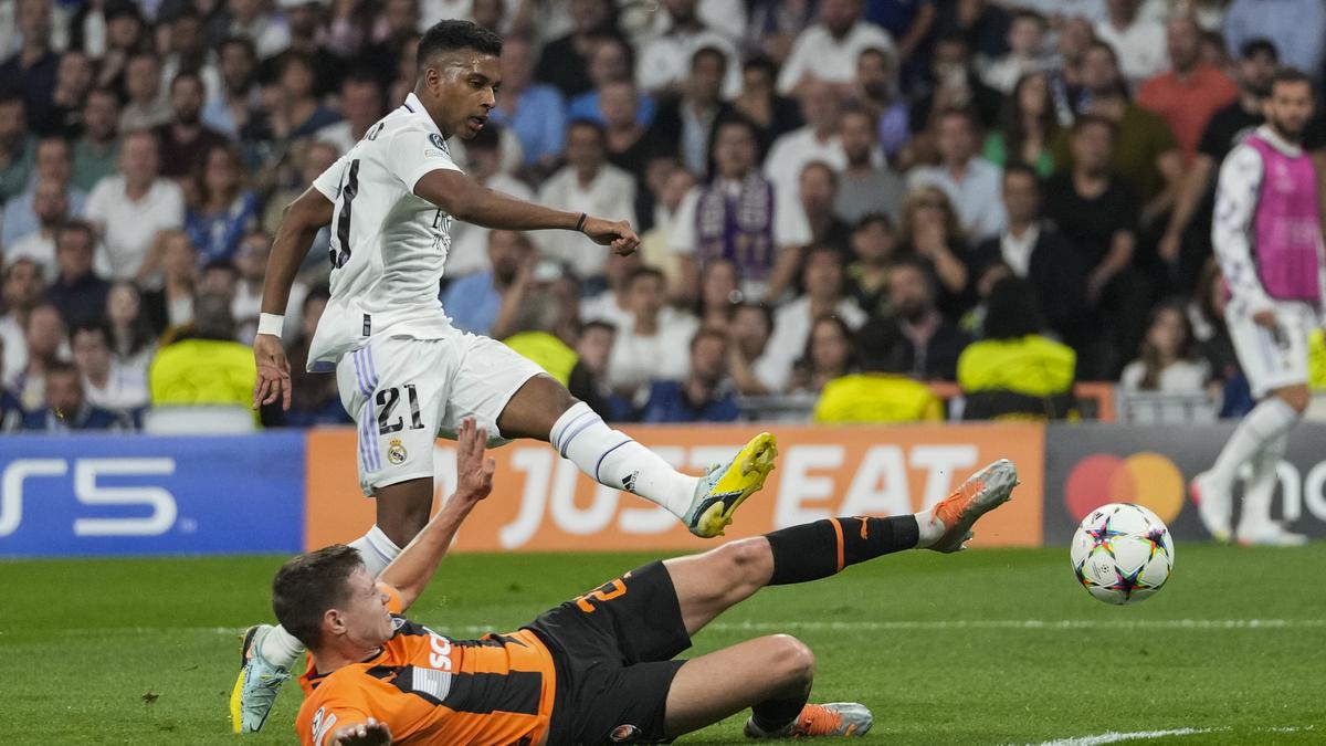 Champions League: Rodrygo and Vinicius score as Real Madrid sinks Shakhtar