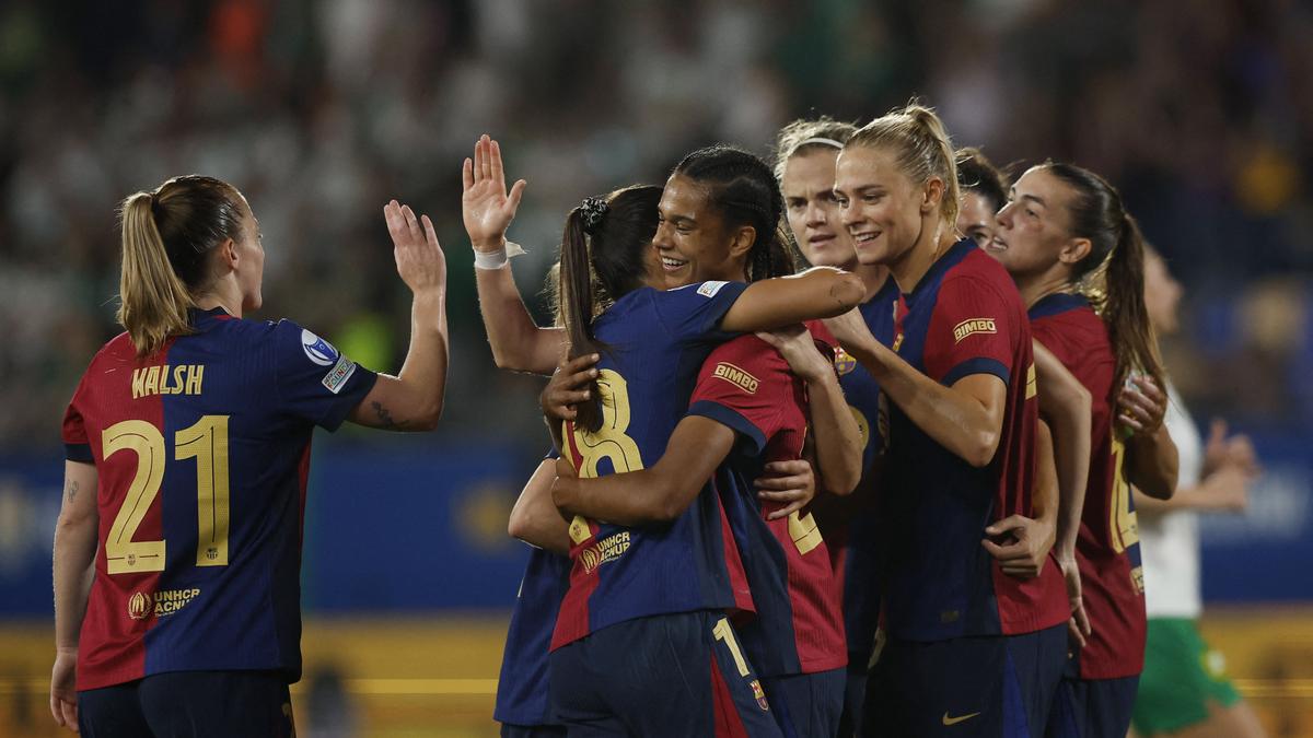 Women’s Champions League draw: Defending champion Barcelona faces Wolfsburg in quarterfinals