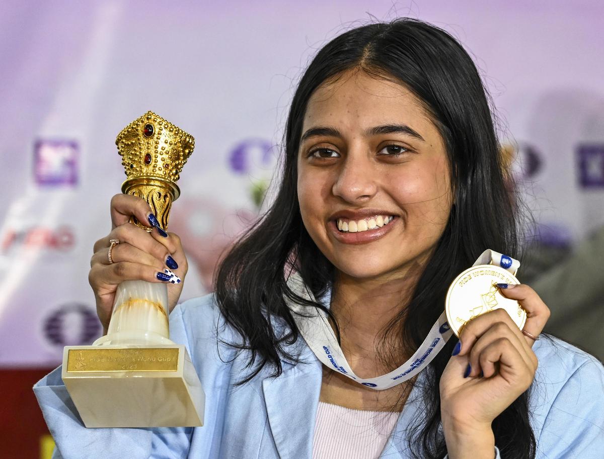 The World Cup win gave Divya the title of Grandmaster without even having to earn a single norm.