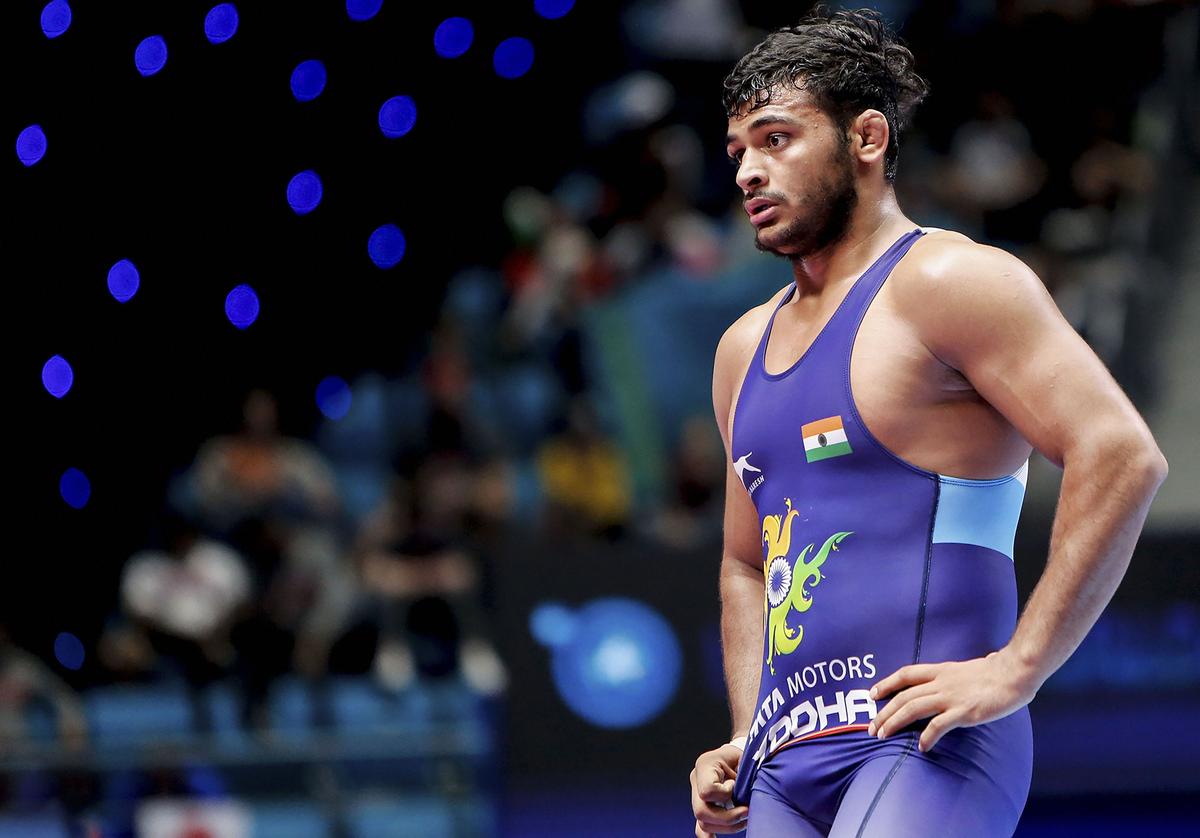 FILE PHOTO: Deepak Punia (86kg) finished fourth at Tokyo 2020.