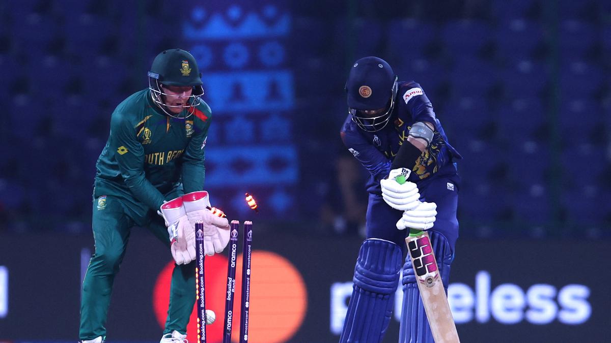 Sri Lanka fined for slow over-rate against South Africa in ICC World Cup 2023 opener