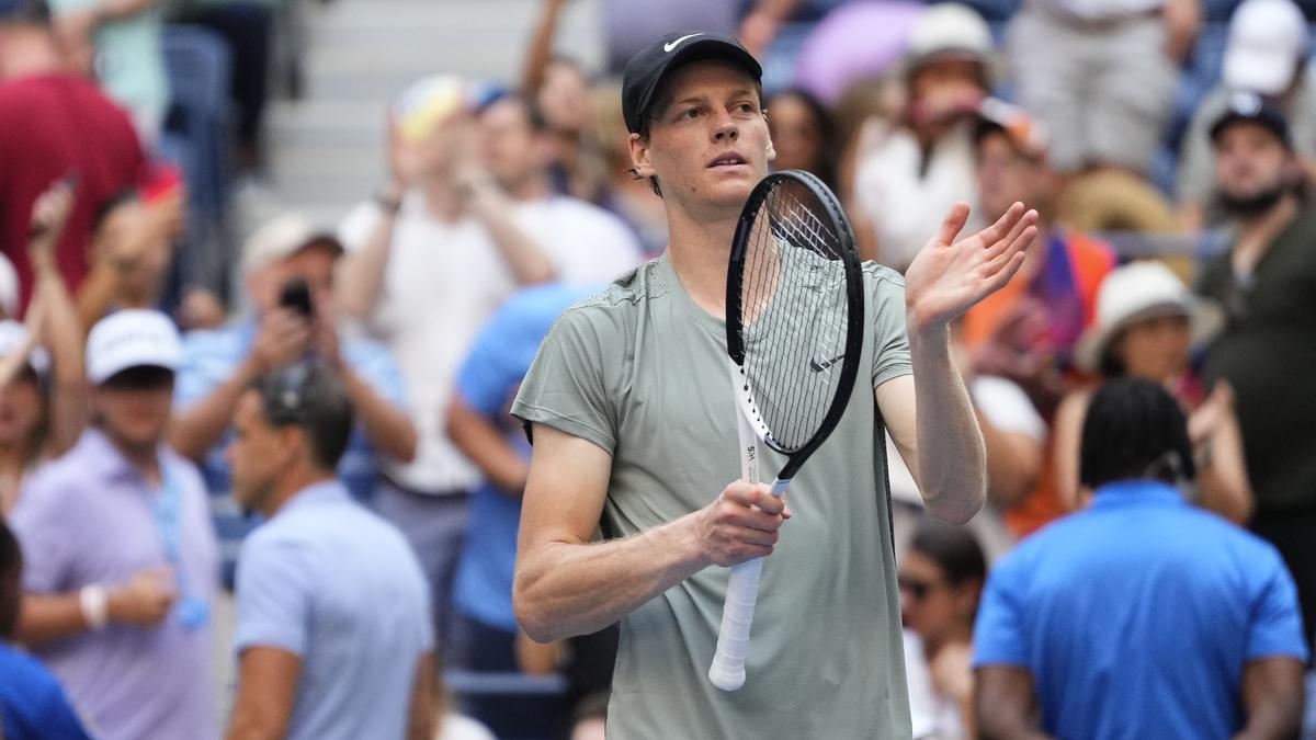 US Open 2024: Jannik Sinner overcomes slow start to reach second round amid doping cloud