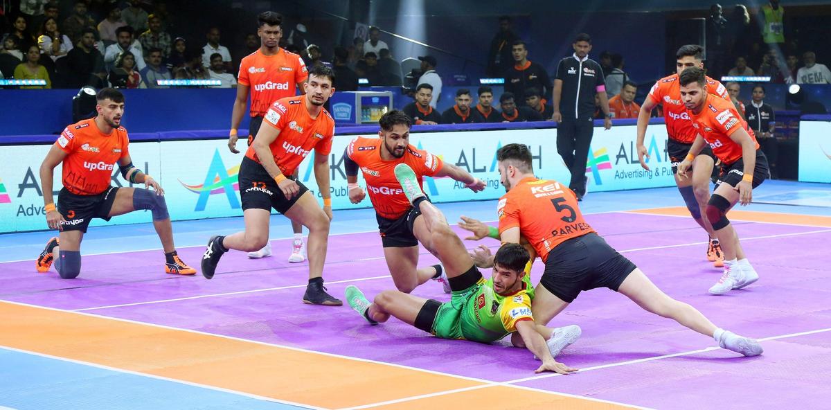 Ayan in action during Patna Pirates’ eliminator against U Mumba