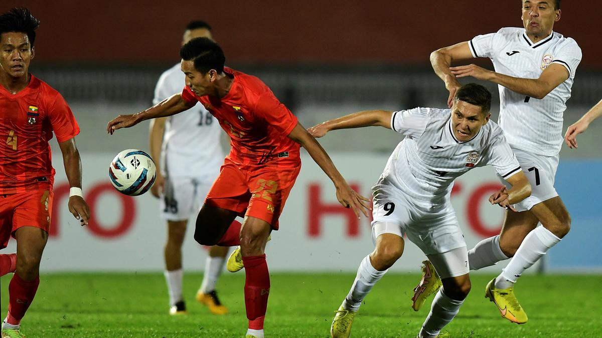 Tri-nation international: Kyrgyzstan scores late to hold Myanmar for a draw