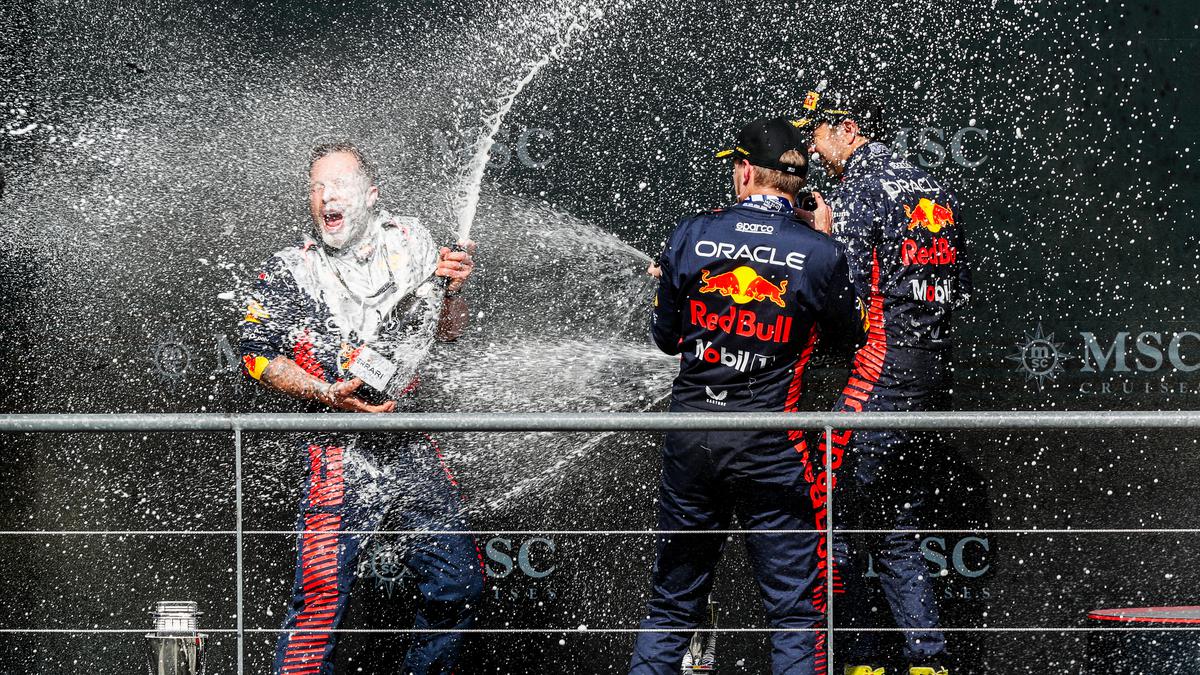 Red Bull suffer second trophy malfunction in a week after Belgian Grand Prix