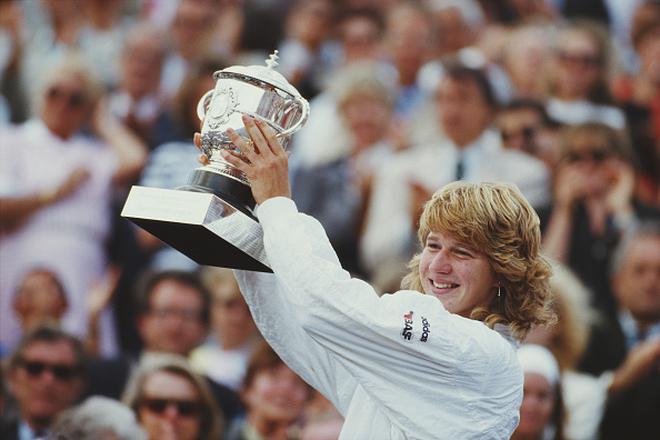 FILE PHOTO: Germany’s Steffi Graf, a 22-time Grand Slam champion and former World No.1