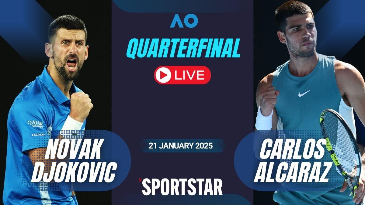 Djokovic vs Alcaraz, Australian Open 2025 Live Score Tentime champion