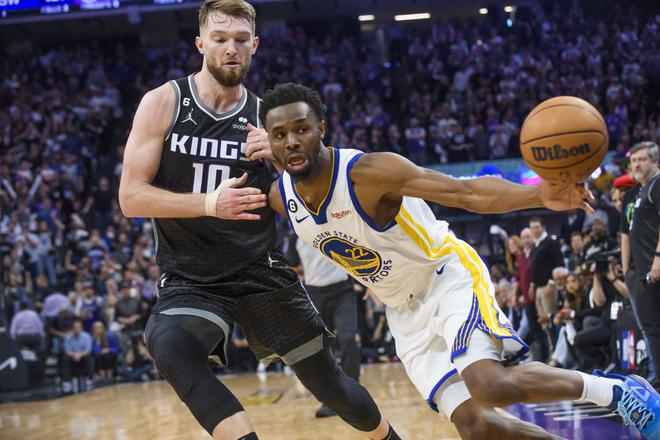While Andrew Wiggins’ return has been a boost for Golden State Warriors, the guard has struggled from the three-point line in the first two games. 
