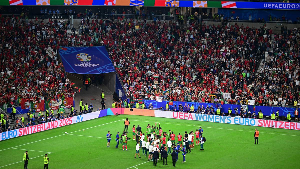 Euro 2024: German police investigate video that appears to show security punching and kicking a fan