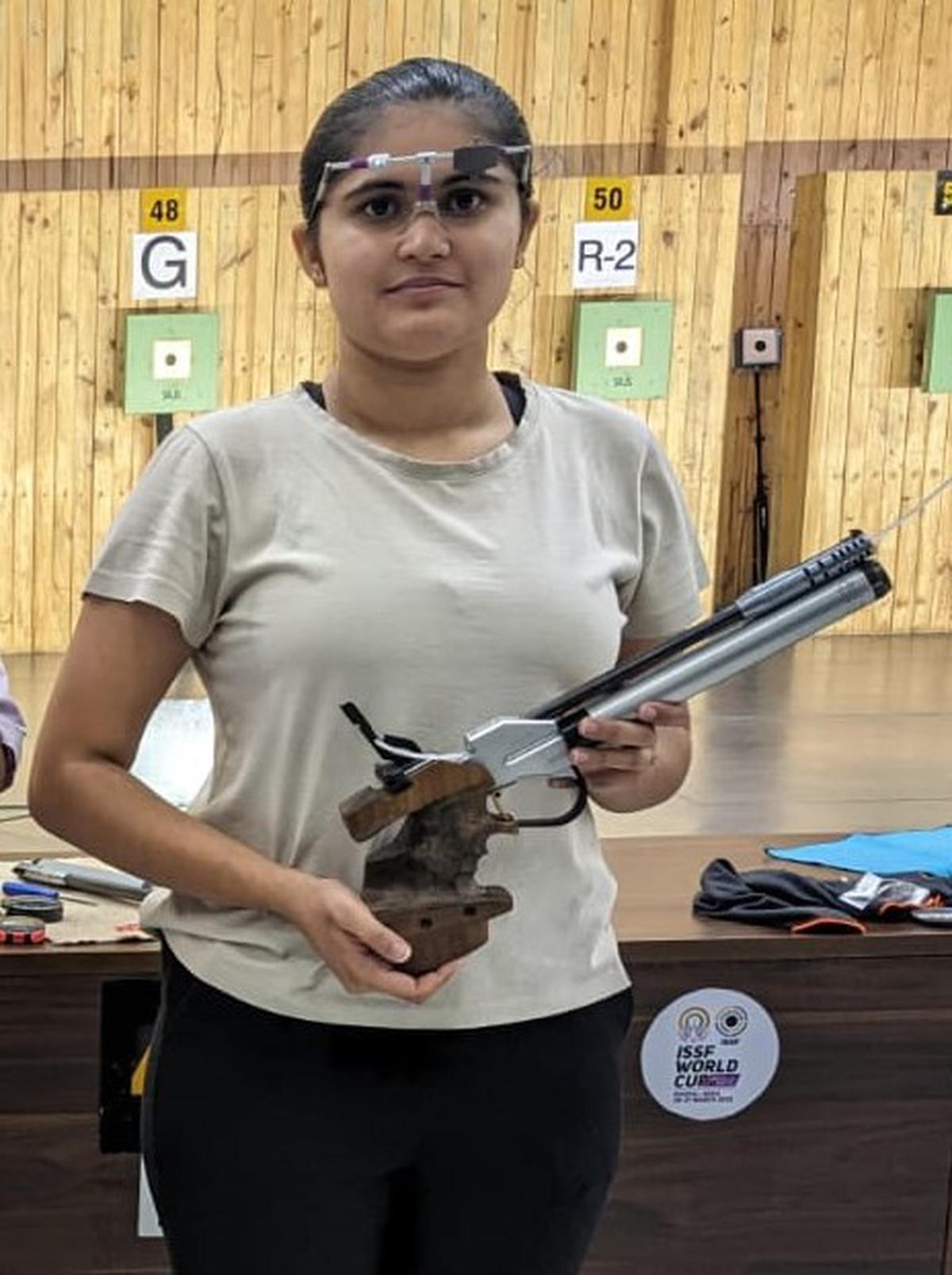 Palak shot 241.5 in the final to beat Anuradha Devi by 3.4 points for the gold