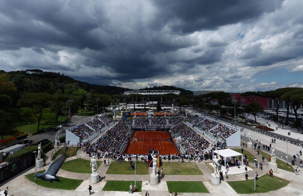 FOTO DE ARQUIVO: Uma visão geral da corte de Pietrangeli em Roma, Itália.