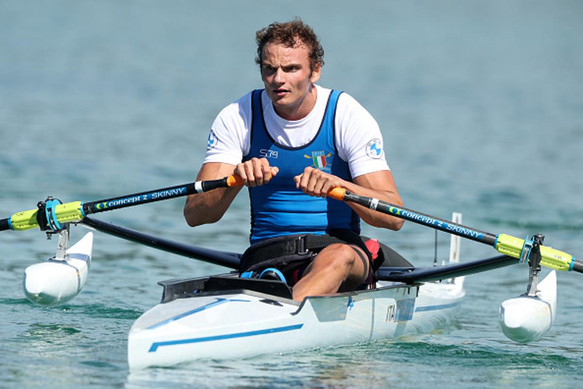 FILE PHOTO: Italian rower Giacomo Perini.