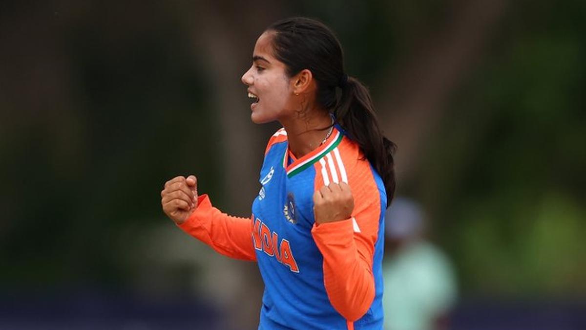 ICC U-19 Women’s T20 World Cup 2025: Vaishnavi Sharma takes hat-trick against Malaysia