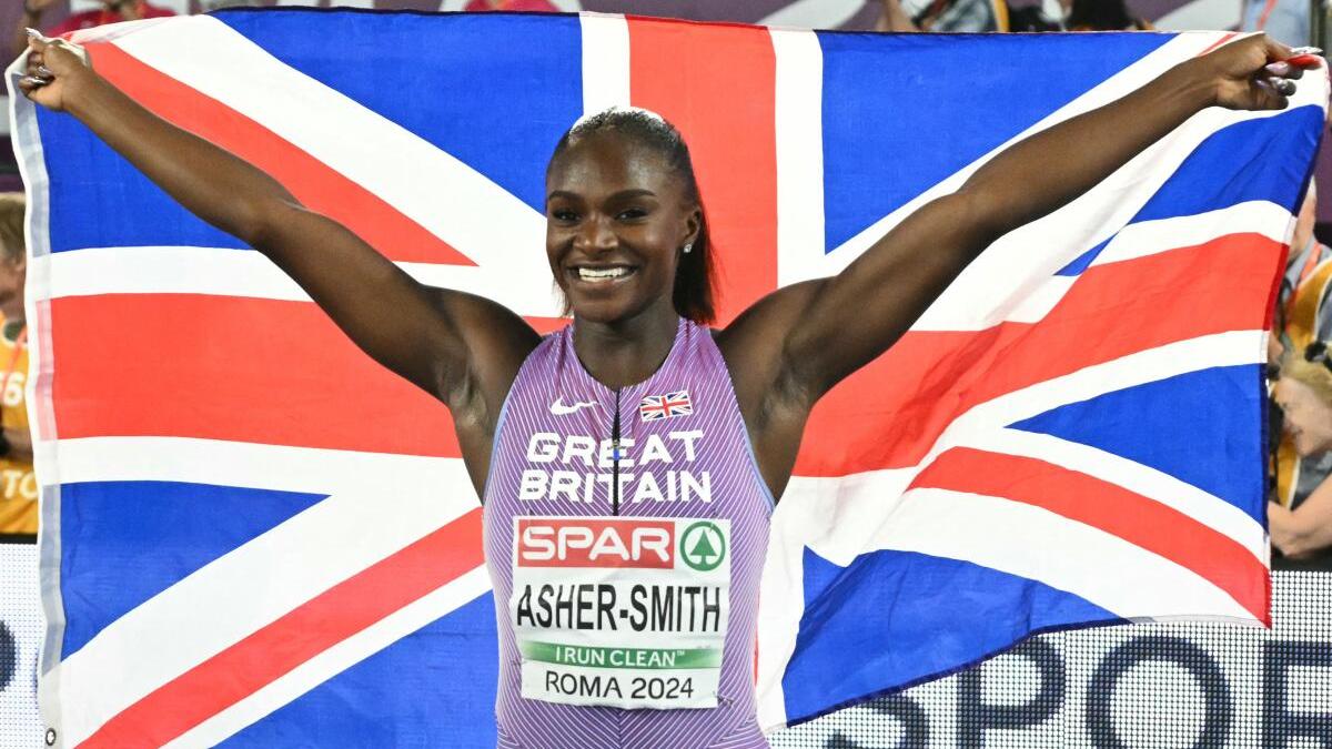 European Athletics Championships 2024: Dina Asher-Smith claims 100m gold in Rome