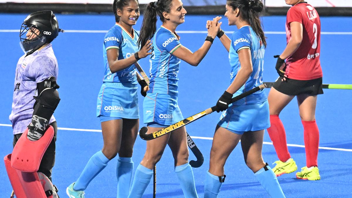 Women’s Asian Champions Trophy 2024: India continues victory march with a 13-0 goal-fest against Thailand