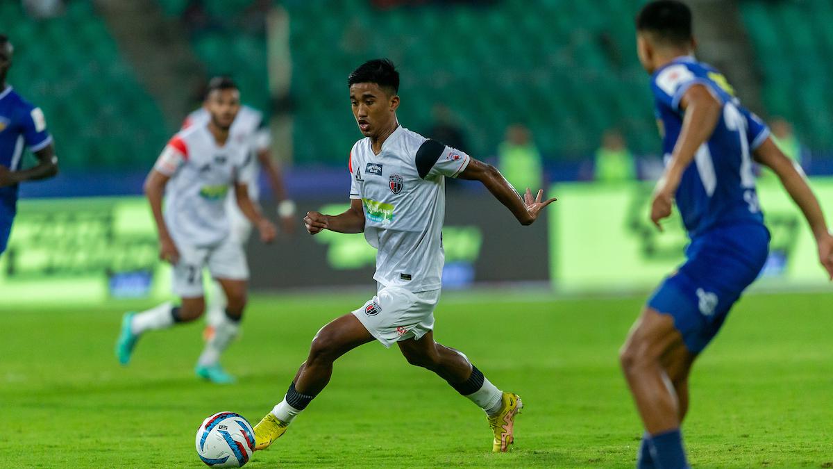 Durand Cup 2023: Parthib Gogoi’s hat-trick powers NorthEast United to a 4-0 rout against Shillong Lajong