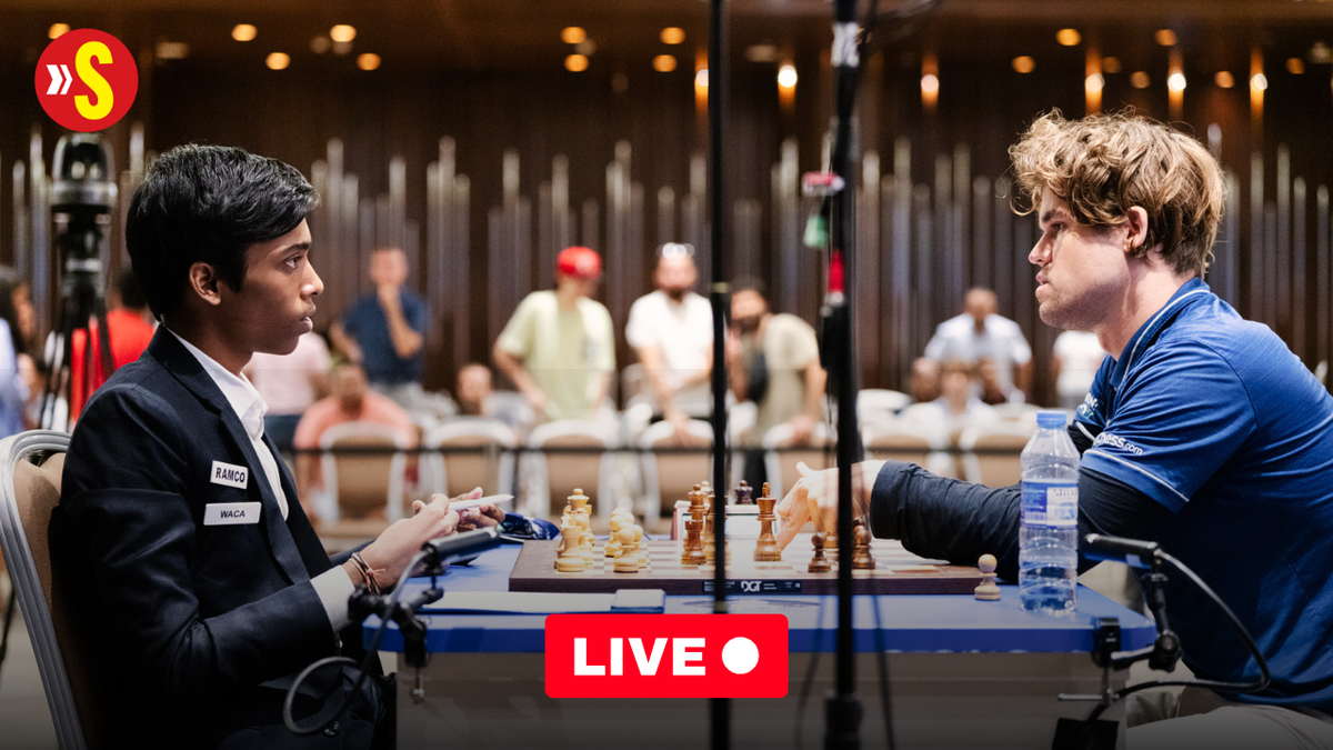 Chess World Championship 2023 Final Live, Praggnanandhaa Vs Magnus Carlsen  Live