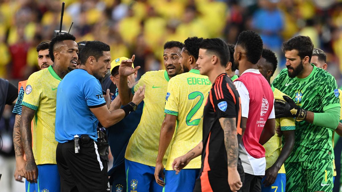 Brazil vs Colombia highlights match-in pictures, C