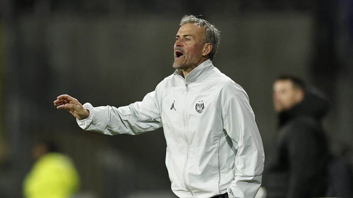 Le patron du PSG, Luis Enrique, a fait un affichage plat lors du dernier match avant la finale de la Ligue des champions