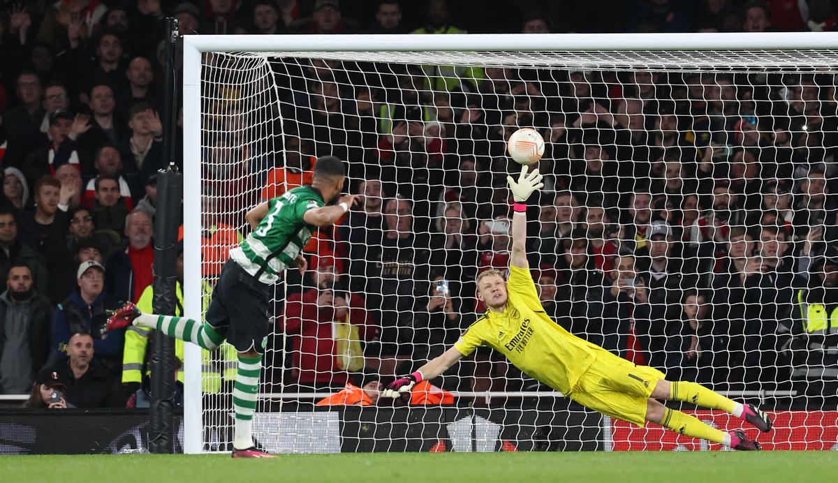 ARS 1 (3)-1 (5) Sporting, UEFA Europa League HIGHLIGHTS Sporting beats Arsenal on penalties to reach quarterfinals