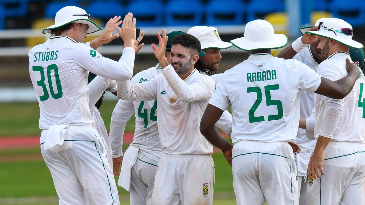 SA vs WI, 1st Test: Maharaj helps South Africa keep West Indies at bay on rain-affected Day 3