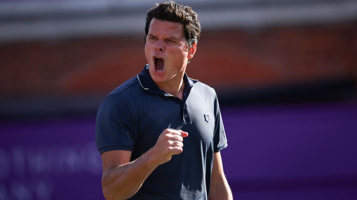 Former world No. 3 Raonic has slipped to 186th in the rankings after three years of injury problems but the Canadian still possesses one of the game’s potent serves. He wasn’t broken.