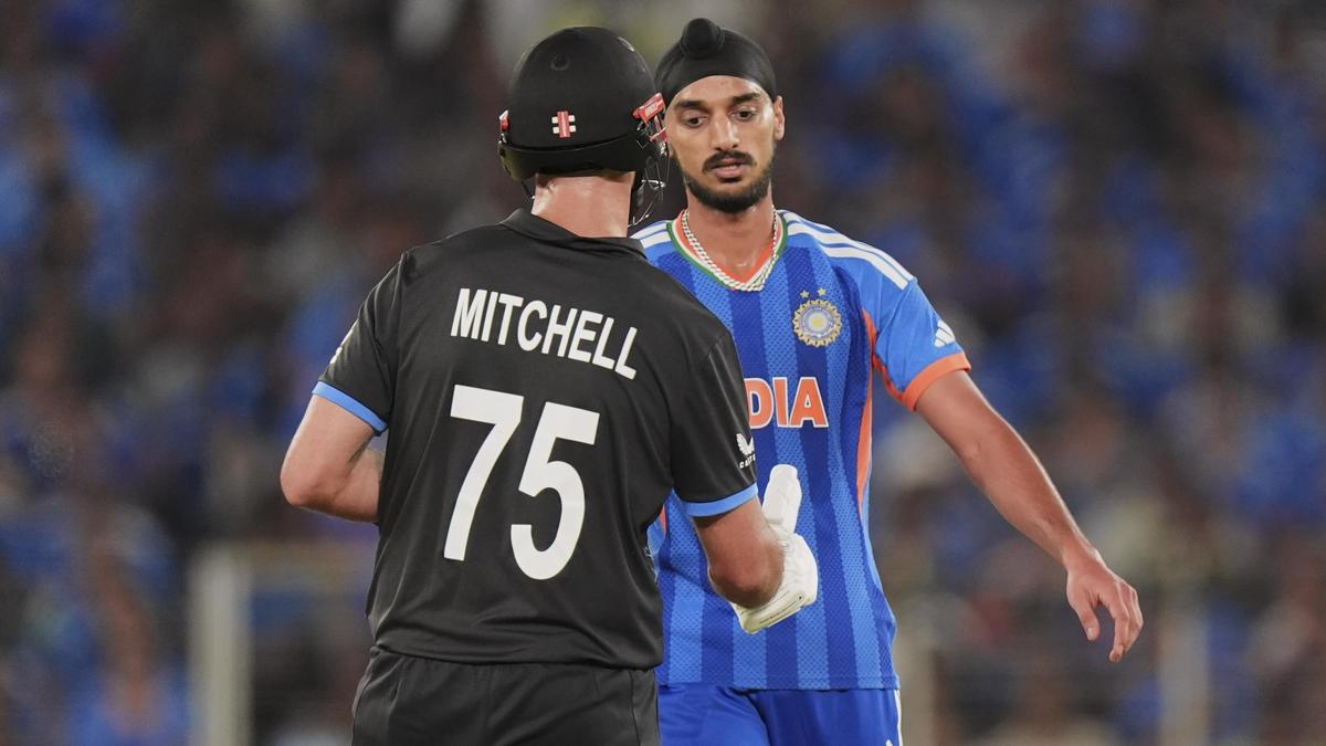 Arshdeep Singh handed one demerit point for throwing ball ‘aggressively’ at Daryl Mitchell