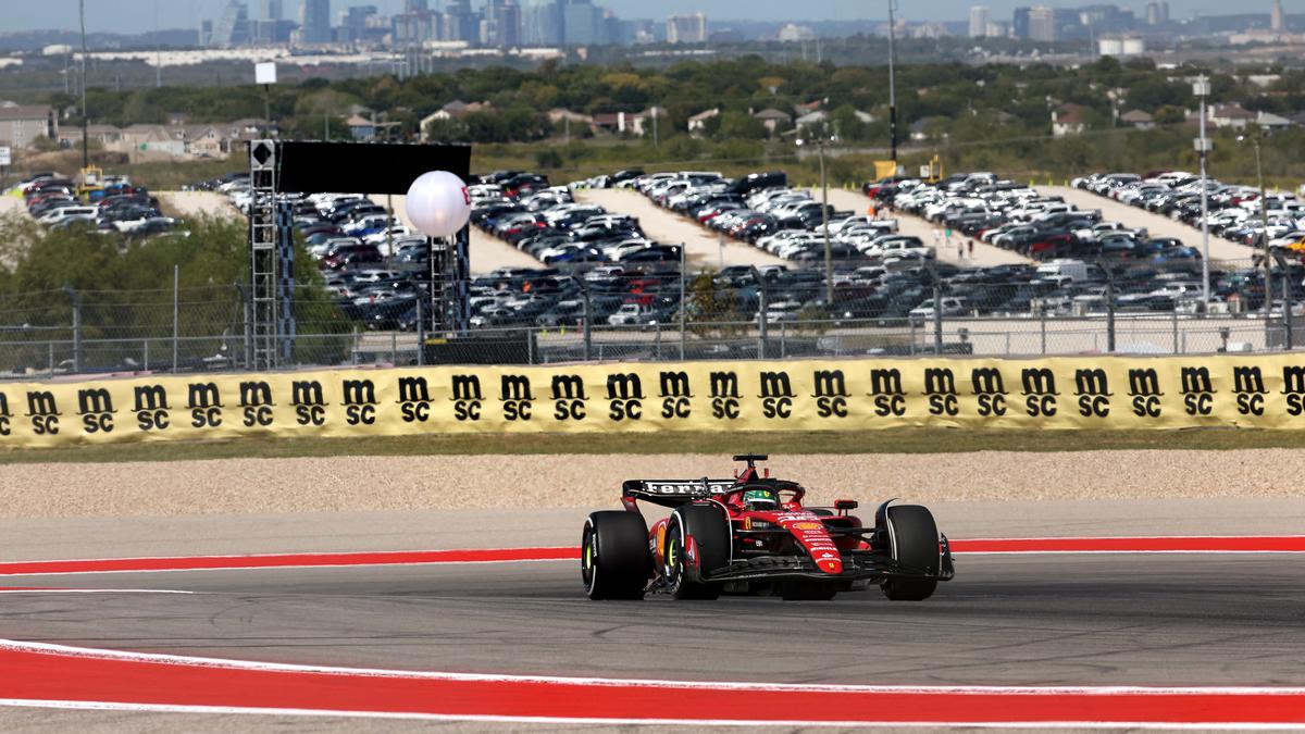 US Grand Prix: Leclerc on pole in Austin as Verstappen has lap deleted