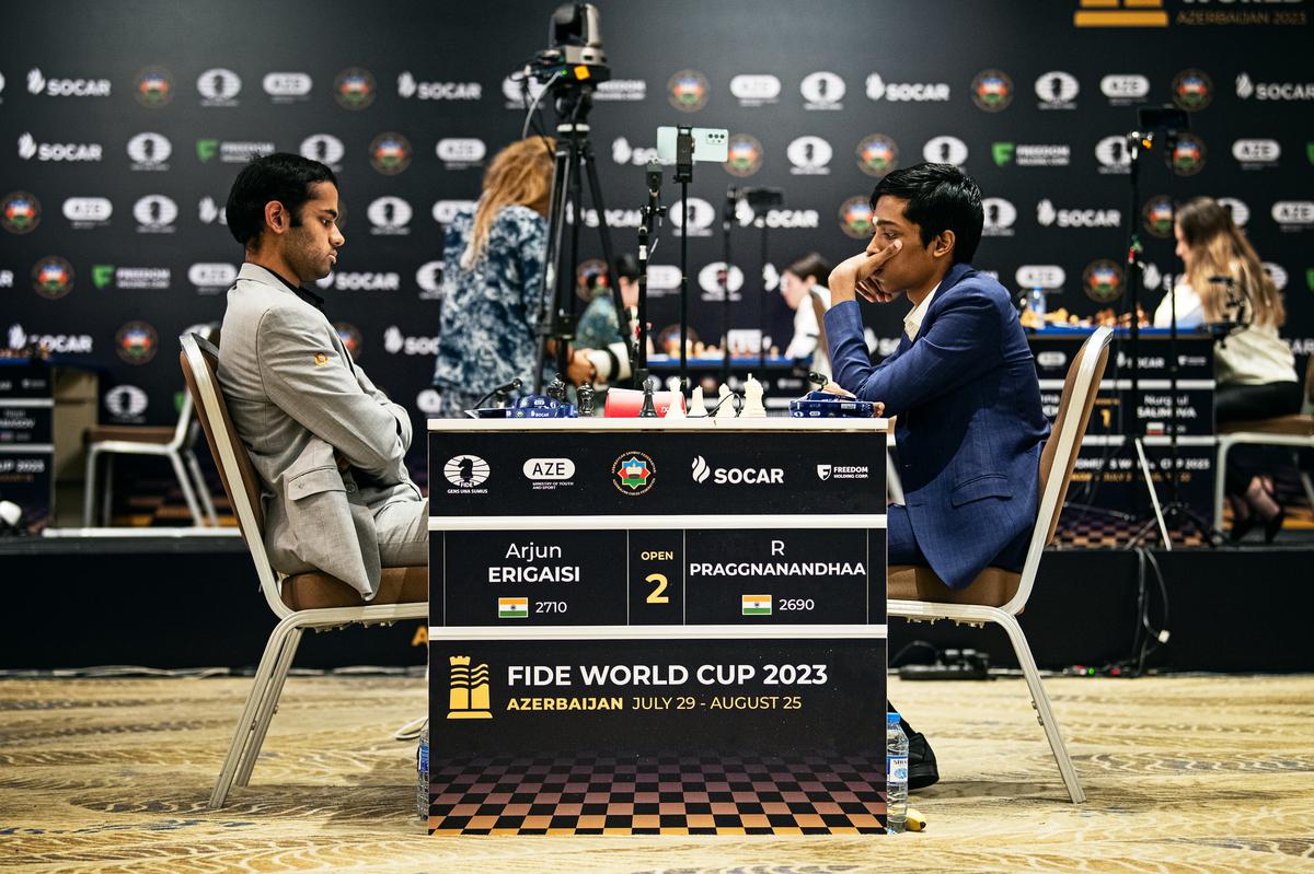 Chess World Cup: Carlsen wins first game vs Gukesh; Erigaisi leads