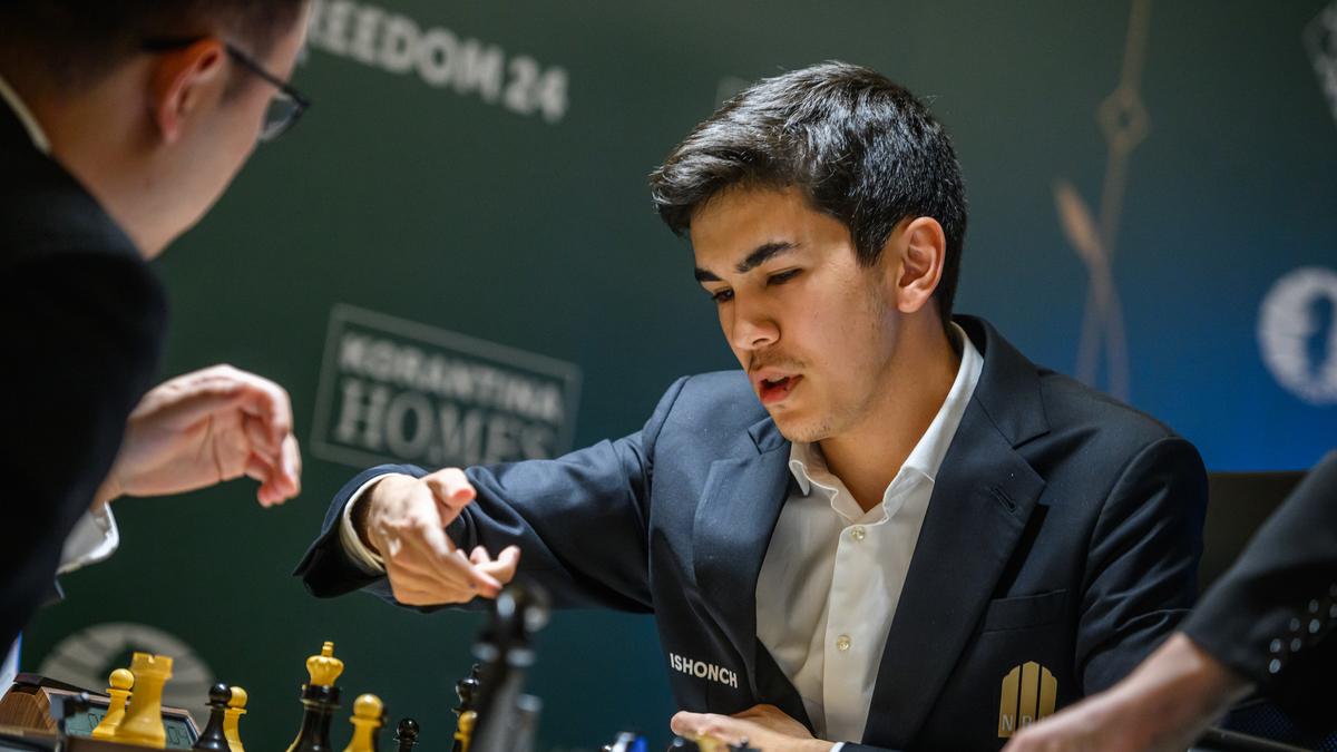 Sindarov vs Giri Highlights: FIDE Canditates Tournament 2026 Round 7 ...