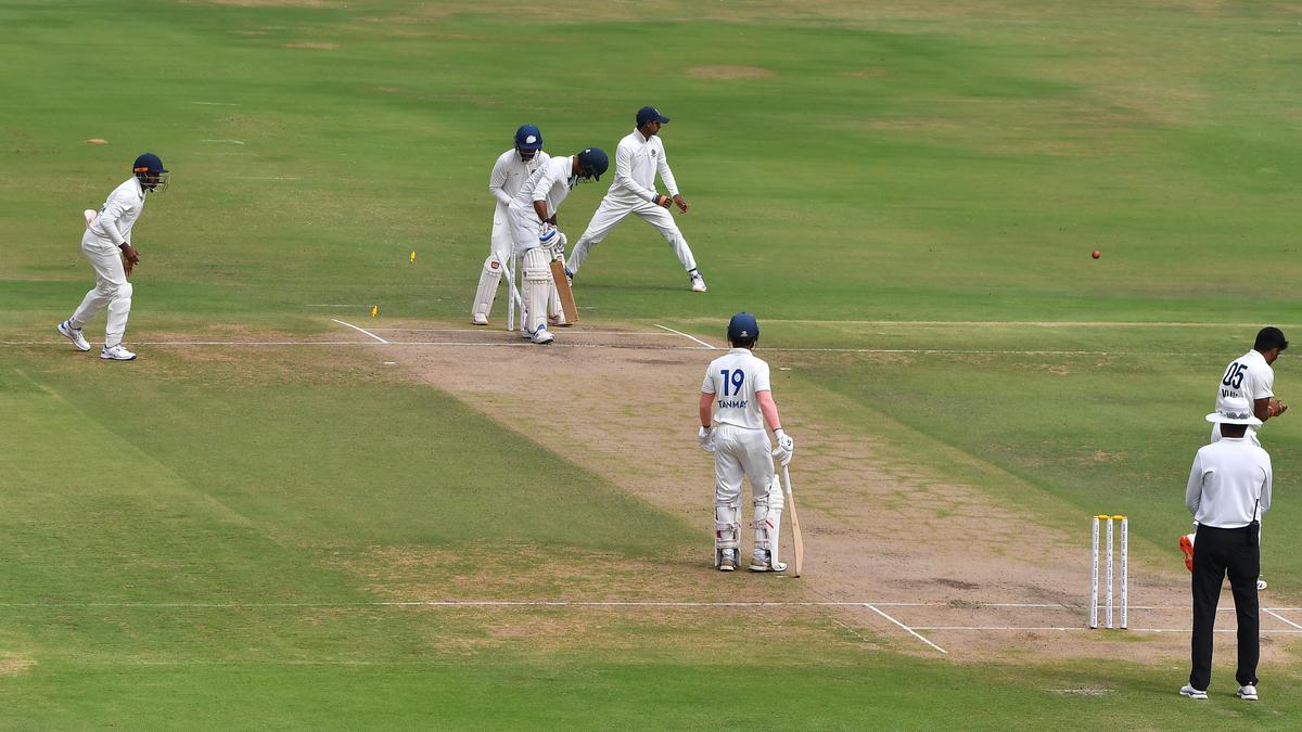 Ranji Trophy 2024-25: Vijay’s fifer, Rasheed’s fifty keep Andhra in driver’s seat vs Hyderabad on Day 2