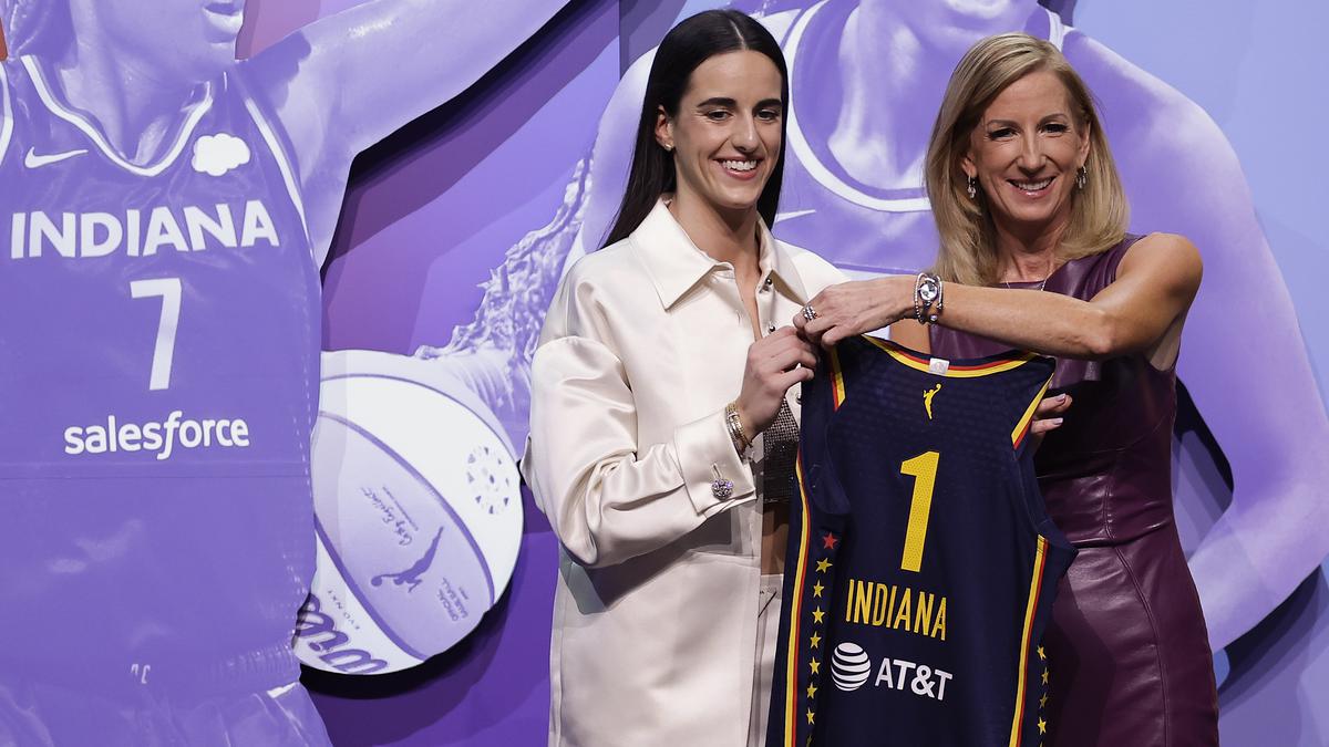 WNBA Draft: Caitlin Clark picked No. 1 by Indian Fever