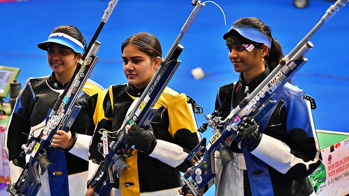 Olympic shooting trials: Arjun, Nancy take top spot in air rifle; Rhythm places first in air pistol