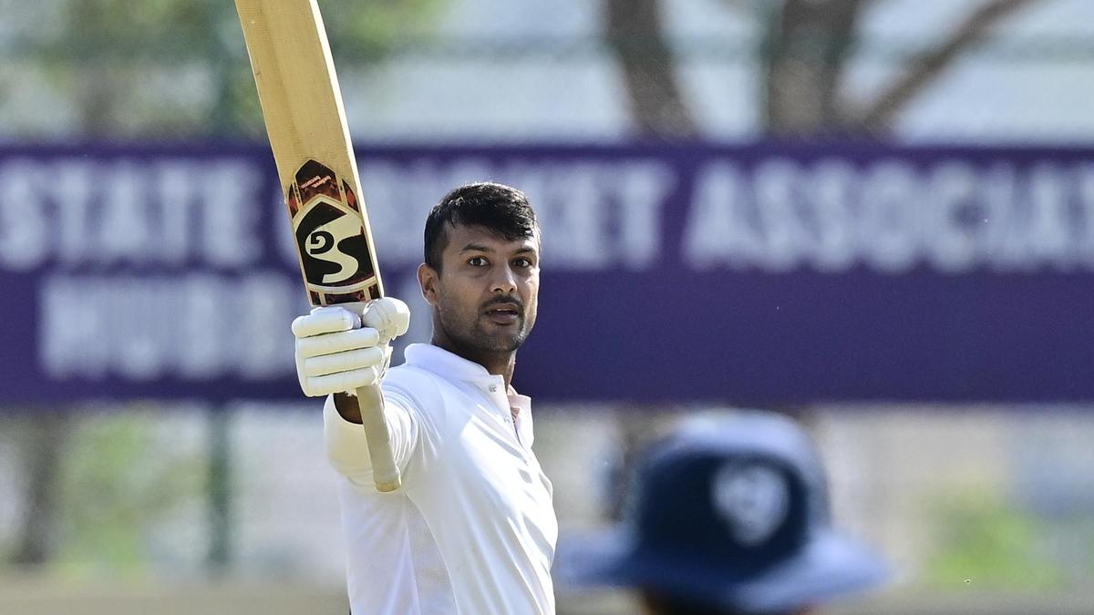 Ranji Trophy 2025-26 final: Mayank century keeps Karnataka afloat after Auqib Nabi strikes put J & K in command