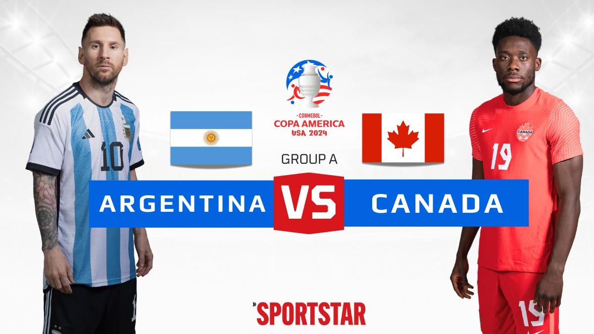 Argentina vs Canada LIVE score, Copa America 2024: Lineups out 