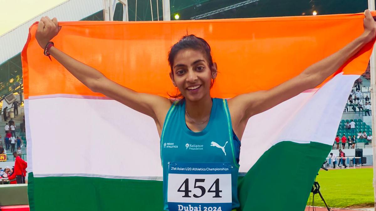 Asian under-20 athletics championships: Harshit strikes gold in hammer, silver for Laxita and mixed relay team