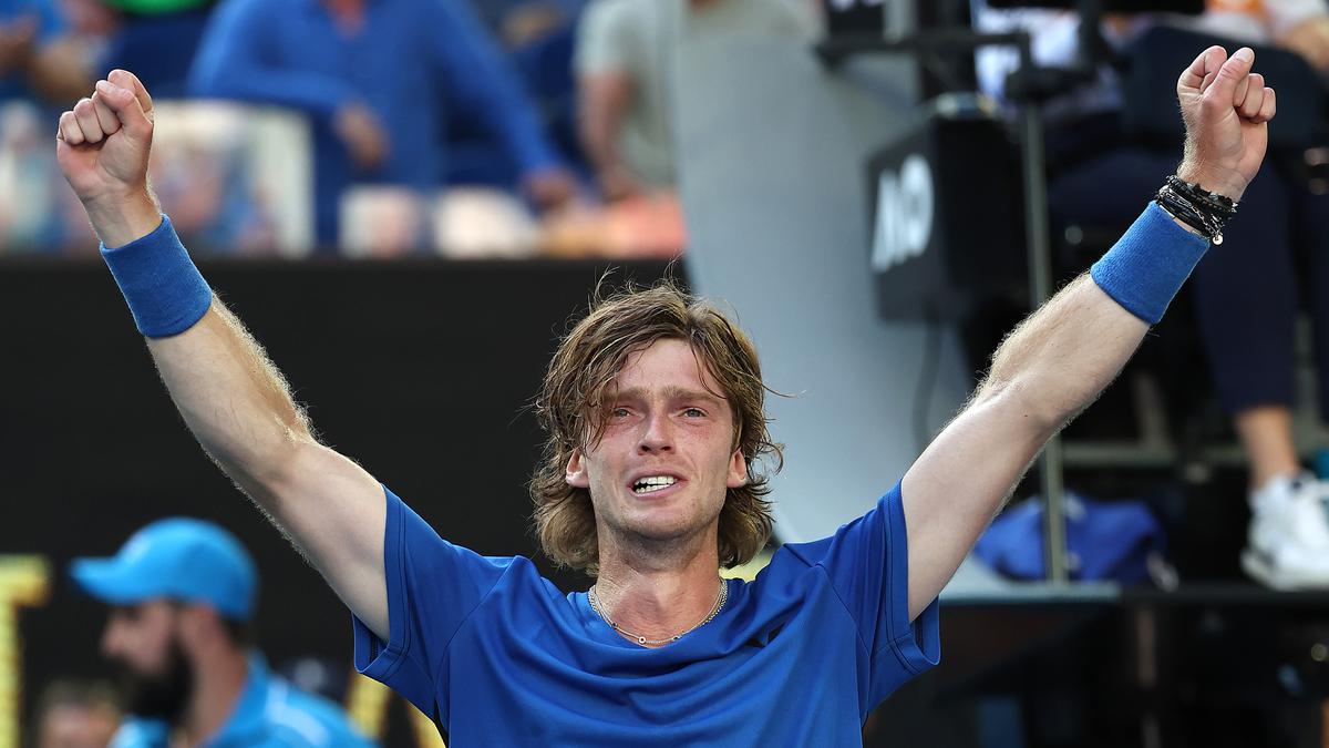 Australian Open 2023: Rublev comes through five-set thriller against Rune to reach quarterfinals