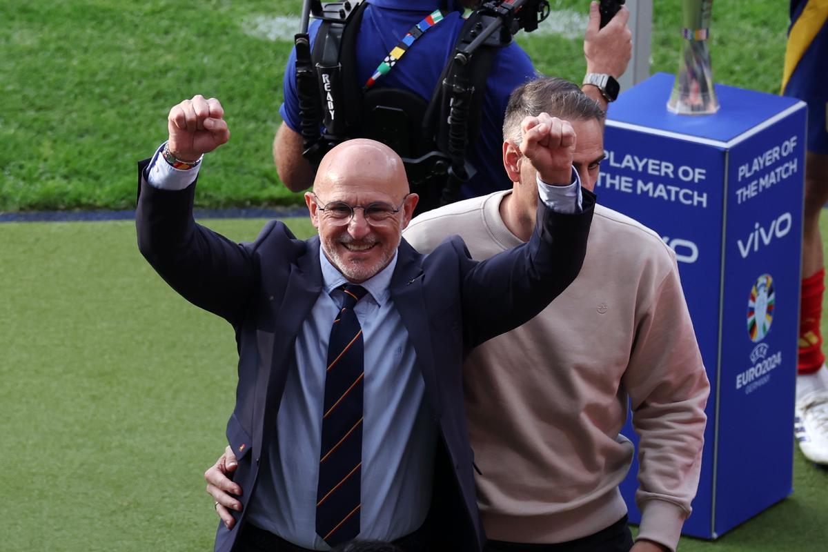 Luis de la Fuente led Spain to the UEFA Nations League last year, its first major title since the 2012 European Championship truimph.