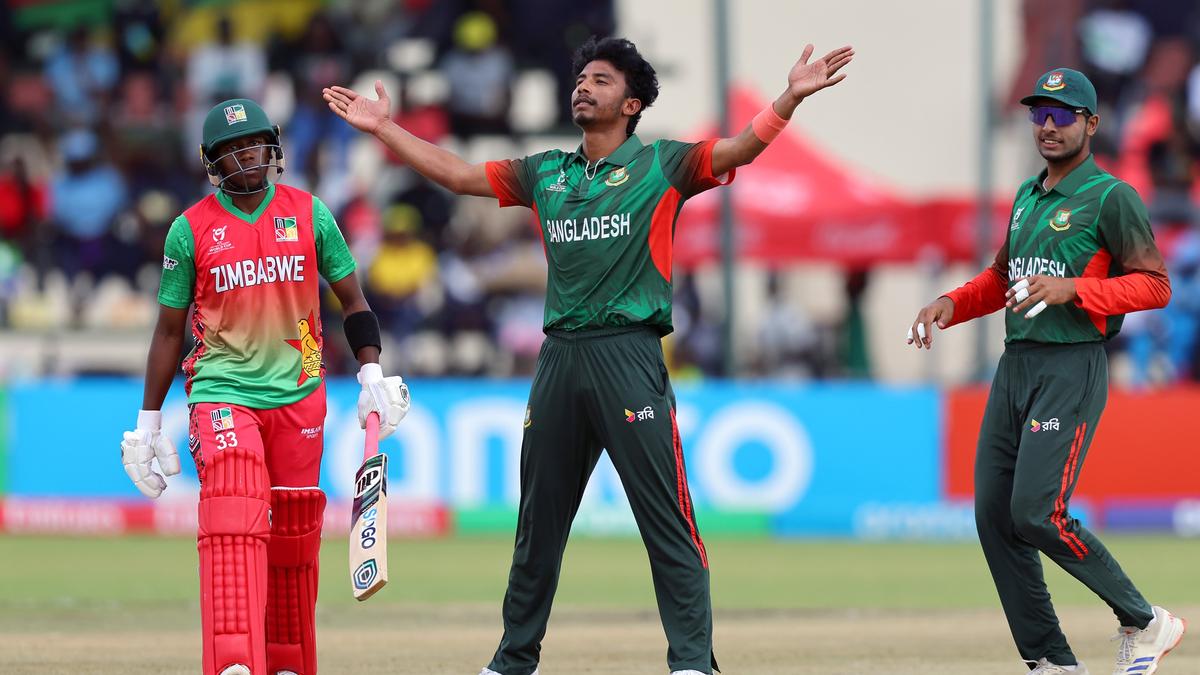 U-19 World Cup: Bangladesh finishes campaign with a 74-run win over Zimbabwe