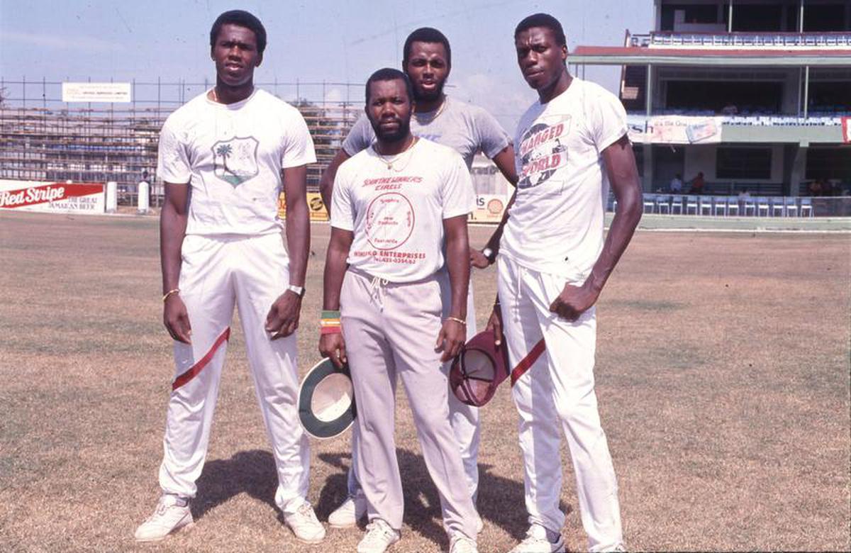 Awesome foursome: From the mid 1970s, the West Indian pacemen always hunted in fours. Ian Bishop, Malcolm Marshall, Courtney Walsh and Curtly Ambrose were one such deadly quartet. 
