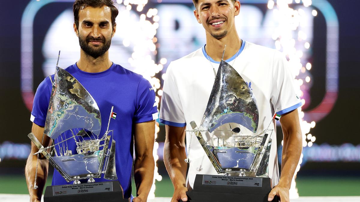 Yuki Bhambri wins doubles title at Dubai Tennis Championships after saving four match points