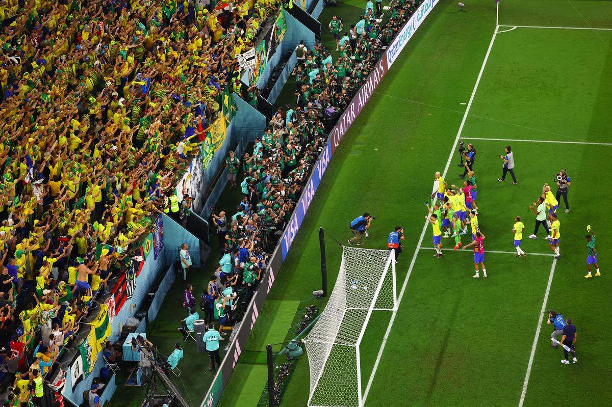 FIFA World Cup PIX: Sublime Brazil crush Korea to enter quarters -  Rediff.com