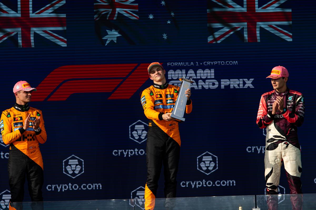 Piastri made it a hattrick of wins with a triumph in Miami.