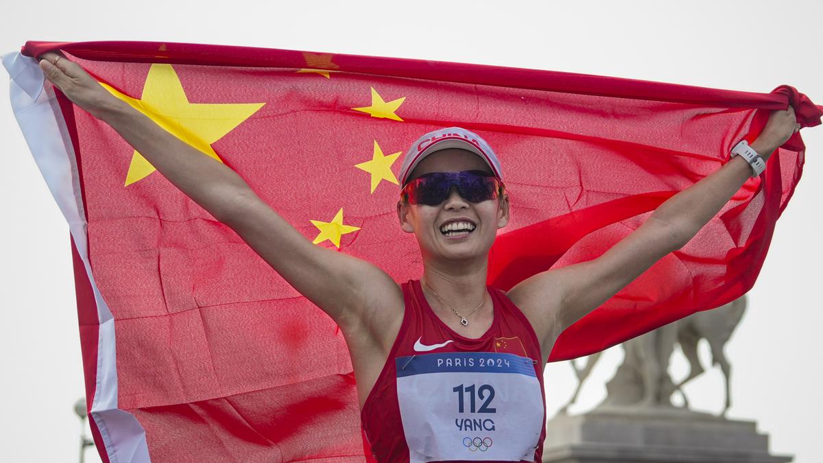 Paris 2024 Olympics: China’s Yang wins women’s 20km race walk gold ...