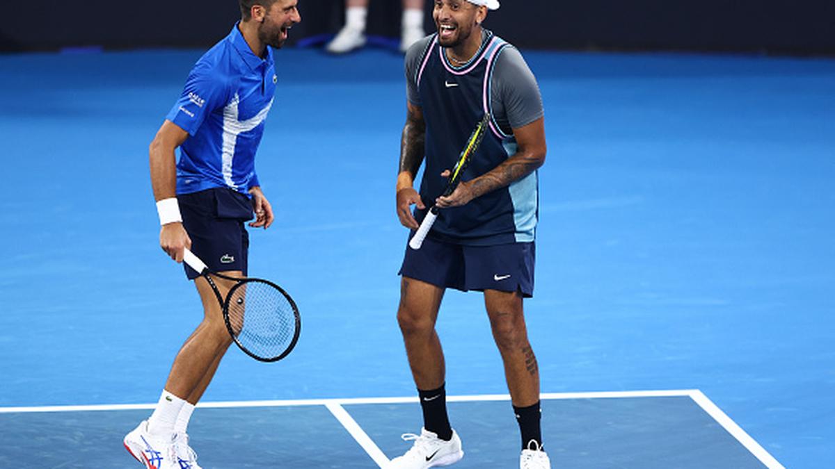 Djokovic and Kyrgios win doubles opener at Brisbane International 2025