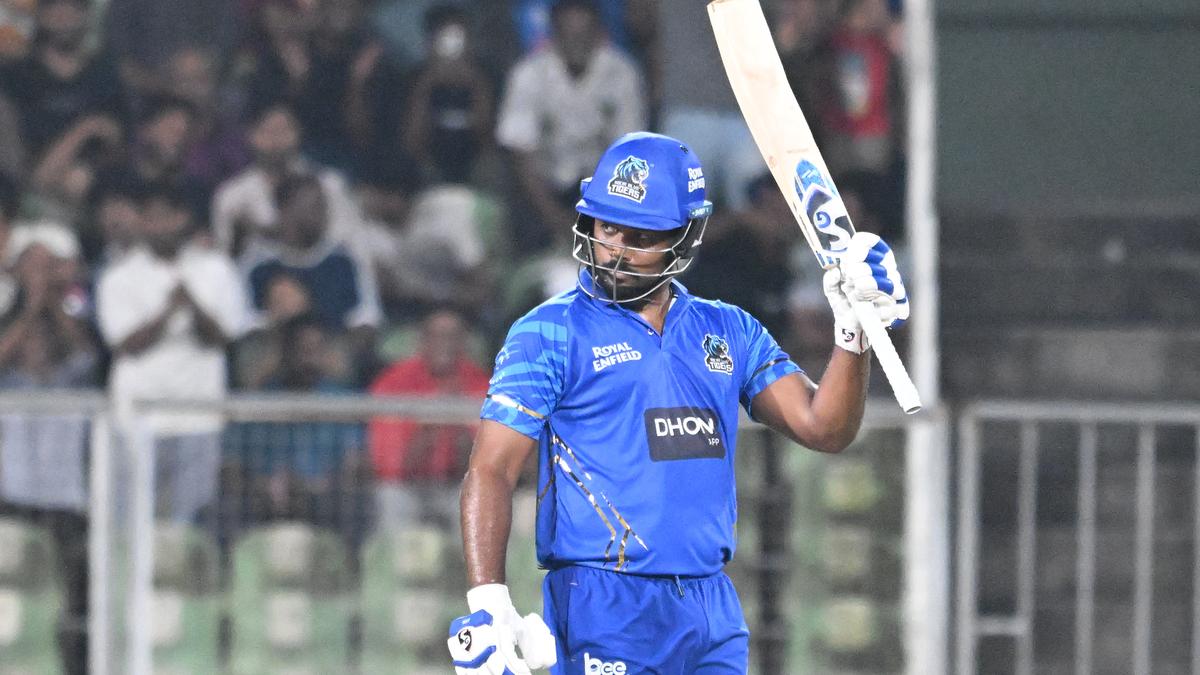 Sanju Samson hits 42-ball hundred in Kerala Cricket League 2025 match