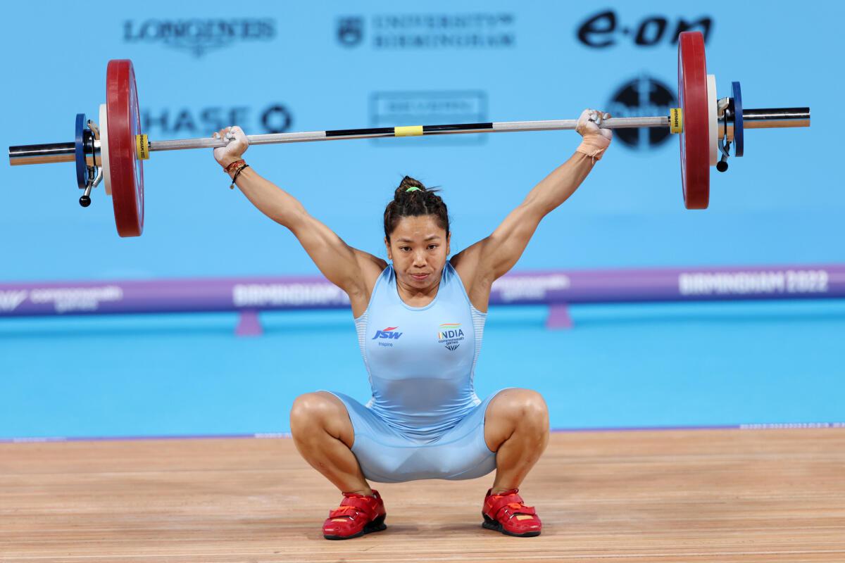 Mirabai Chanu Weightlifting final highlights, Commonwealth Games 2022 Mirabai wins gold medal for India with 201kg lift