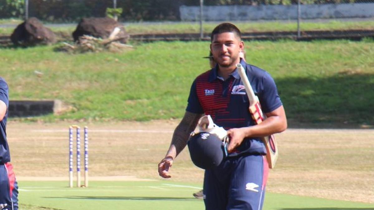 Samoa’s Darius Visser smashes 39 in an over against Vanuatu to break T20I record