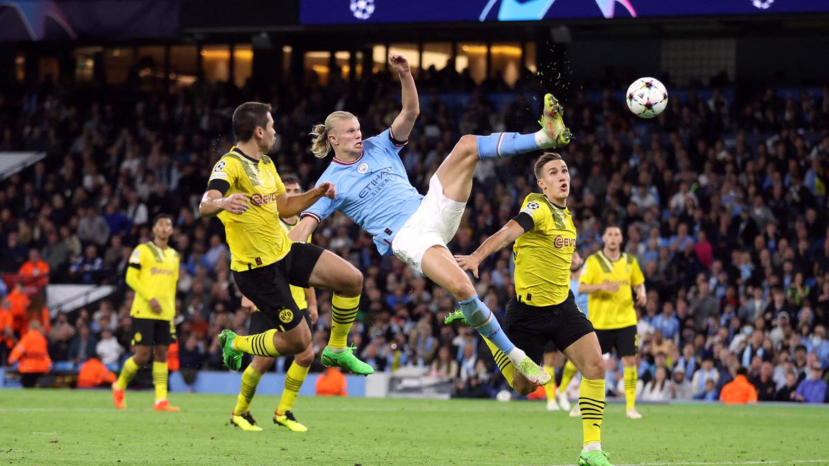 Haaland goal against former club Dortmund reminds Guardiola of Cruyff