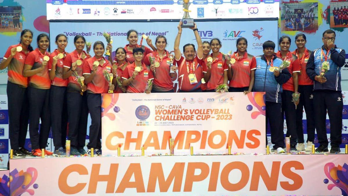 India thrashes Kazakhstan to win CAVA Womens Volleyball Challenge Cup 2023 